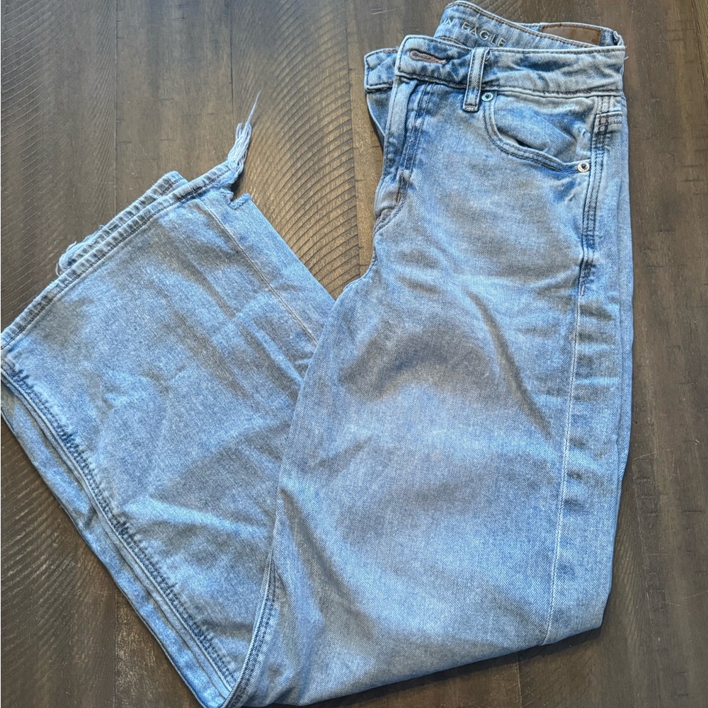 American Eagle Outfitters High Rise Light Blue Jeans